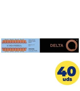 Cpsula Delta Q Colombia para cafeteras Delta/ Caja de 40