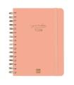 AGENDA 2026 TRENDY ALMA E10 155X212MM DIA PAGINA CORAL FINOCAM 762040526