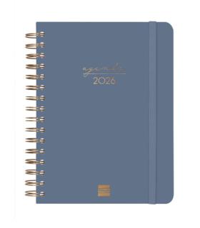 AGENDA 2026 TRENDY ALMA E10 155X212MM DIA PAGINA AZUL FINOCAM 762040426