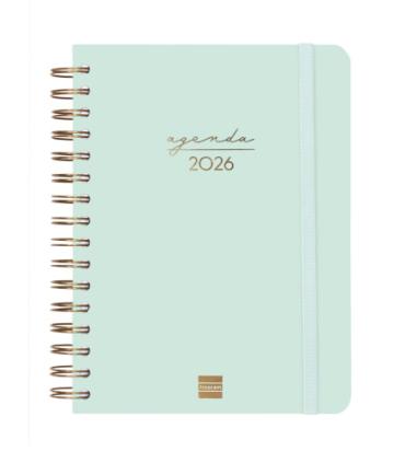 AGENDA 2026 TRENDY ALMA E10 155X212MM DIA PAGINA MENTA FINOCAM 762040326