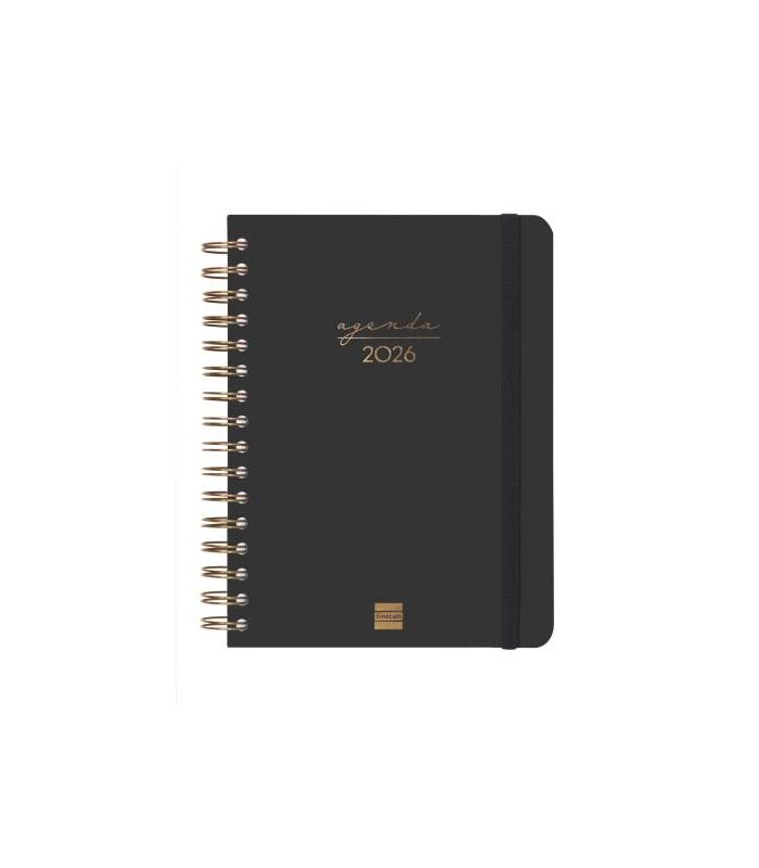 AGENDA 2026 TRENDY ALMA E10 155X212MM DIA PAGINA NEGRO FINOCAM 762040126