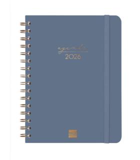 AGENDA 2026 TRENDY ALMA E10 155X212MM SEMANA VISTA HORIZONTAL AZUL FINOCAM 762020426
