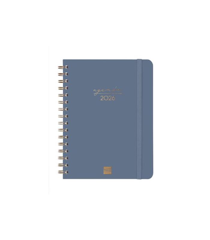 AGENDA 2026 TRENDY ALMA E10 155X212MM SEMANA VISTA HORIZONTAL AZUL FINOCAM 762020426