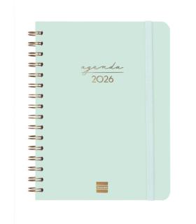 AGENDA 2026 TRENDY ALMA E10 155X212MM SEMANA VISTA HORIZONTAL MENTA FINOCAM 762020326