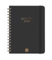 AGENDA 2026 TRENDY ALMA E10 155X212MM SEMANA VISTA HORIZONTAL NEGRO FINOCAM 762020126