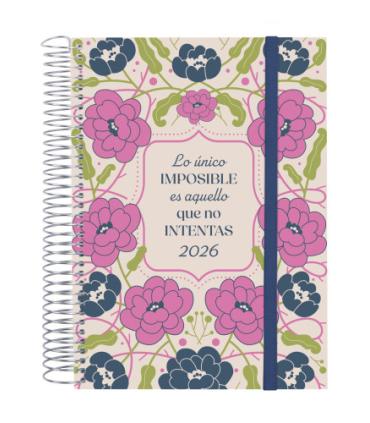 AGENDA 2026 TRENDY DESIGN E10 155X212MM DIA PAGINA IMPOSIBLE FINOCAM 742312526