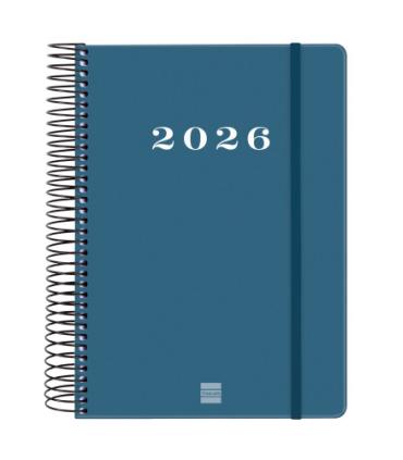 AGENDA 2026 BASIC MY E10 155X212MM DIA PAGINA AZUL FINOCAM 743521026