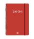 AGENDA 2026 BASIC MY E10 155X212MM SEMANA VISTA HORIZONTAL ROJO FINOCAM 743503026