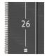 AGENDA 2026 BASIC YEAR E40 210X297MM DIA PAGINA NEGRO FINOCAM 741116026