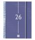 AGENDA 2026 BASIC YEAR E40 210X297MM DIA PAGINA AZUL FINOCAM 741111026
