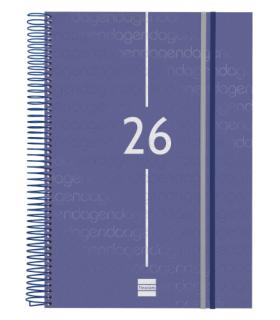 AGENDA 2026 BASIC YEAR E40 210X297MM DIA PAGINA AZUL FINOCAM 741111026