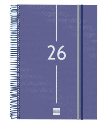 AGENDA 2026 BASIC YEAR E40 210X297MM DIA PAGINA AZUL FINOCAM 741111026