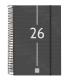AGENDA 2026 BASIC YEAR E11 165X242MM DIA PAGINA NEGRO FINOCAM 742076026