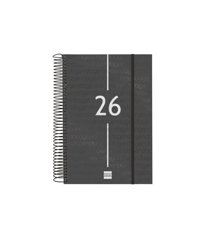 AGENDA 2026 BASIC YEAR E11 165X242MM DIA PAGINA NEGRO FINOCAM 742076026