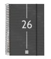 AGENDA 2026 BASIC YEAR E11 165X242MM DIA PAGINA NEGRO FINOCAM 742076026