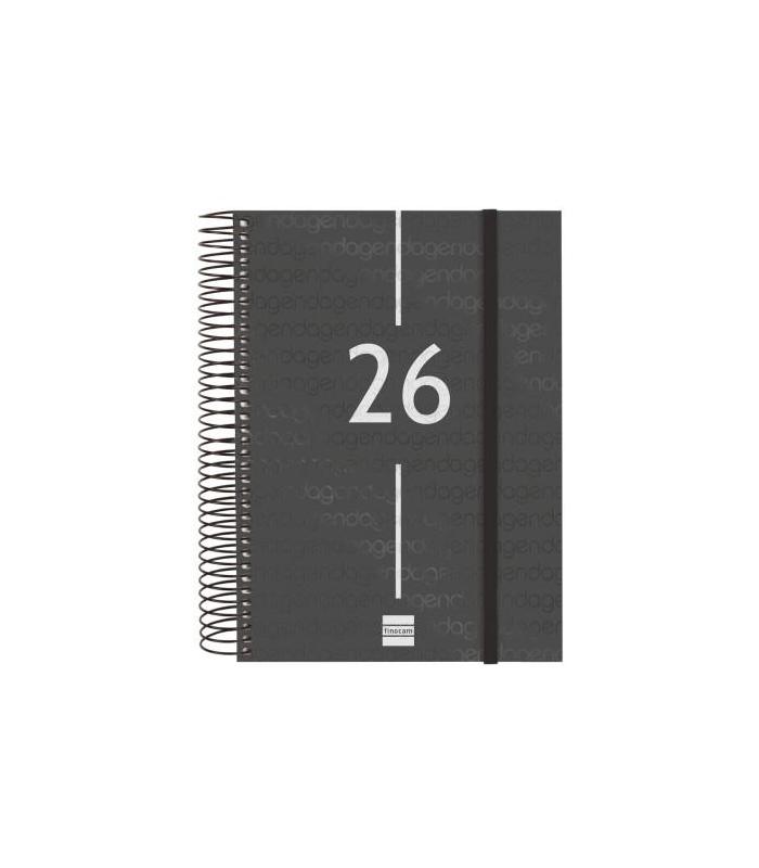 AGENDA 2026 BASIC YEAR E10 155X212MM DIA PAGINA NEGRO FINOCAM 741106026