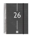 AGENDA 2026 BASIC YEAR E10 155X212MM DIA PAGINA NEGRO FINOCAM 741106026