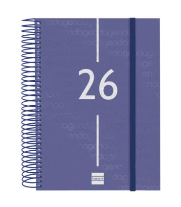 AGENDA 2026 BASIC YEAR E10 155X212MM DIA PAGINA AZUL FINOCAM 741101026