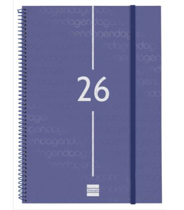 AGENDA 2026 BASIC YEAR E40 210X297MM SEMANA VISTA HORIZONTAL AZUL FINOCAM 741461026
