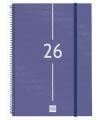 AGENDA 2026 BASIC YEAR E40 210X297MM SEMANA VISTA HORIZONTAL AZUL FINOCAM 741461026