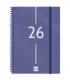 AGENDA 2026 BASIC YEAR E10 155X212MM SEMANA VISTA HORIZONTAL AZUL FINOCAM 741451026