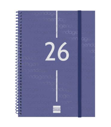 AGENDA 2026 BASIC YEAR E10 155X212MM SEMANA VISTA HORIZONTAL AZUL FINOCAM 741451026