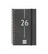 AGENDA 2026 BASIC YEAR E3 79X127MM SEMANA VISTA HORIZONTAL NEGRO FINOCAM 741426026