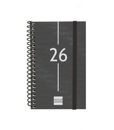 AGENDA 2026 BASIC YEAR E3 79X127MM SEMANA VISTA HORIZONTAL NEGRO FINOCAM 741426026