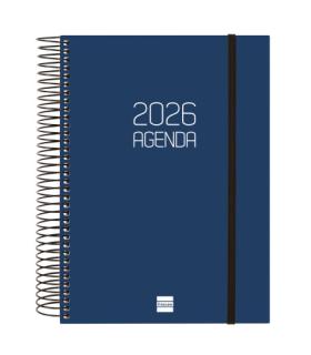 AGENDA 2026 BASIC OPAQUE E10 155X212MM DIA PAGINA AZUL FINOCAM 742911026
