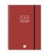 AGENDA 2026 BASIC OPAQUE E10 155X212MM SEMANA VISTA HORIZONTAL BURDEOS FINOCAM 742767426