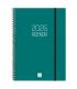AGENDA 2026 BASIC OPAQUE E10 155X212MM SEMANA VISTA HORIZONTAL VERDE FINOCAM 742762026
