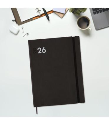 AGENDA 2026 DYNAMIC MARA Y12 210X270MM DIA PAGINA NEGRO FINOCAM 621186026