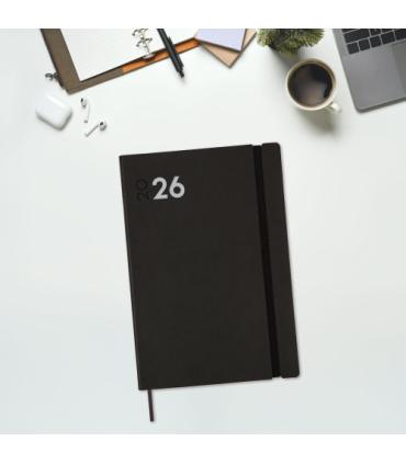 AGENDA 2026 DYNAMIC MARA Y11 164X240MM DIA PAGINA NEGRO FINOCAM 621986026