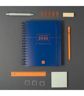 AGENDA 2026 TEMPUS 1/4 155X217MM DIA PAGINA AZUL FINOCAM 626301026