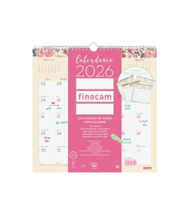 CALENDARIO 2026 PARED TRENDY DESIGN ESCRIBIR 300x300MM FINOCAM 787530126