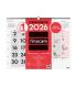 CALENDARIO 2026 NEUTRO PARED MIXTO XL 540X420MM FINOCAM 780020026