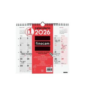 CALENDARIO 2026 NEUTRO PARED ESCRIBIR M 265X245MM FINOCAM 780060026
