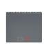 PLANIFICADOR 2026 MES VERTICAL+NOTAS 250X200MM GRIS INTERNACIONAL FINOCAM 625505026