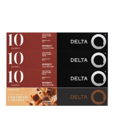 Cpsula Delta Combo Qualidus + Caramelo para cafeteras Delta/ Caja de 40