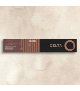 Cpsula Delta Delta Q-Long Espresso para cafeteras Delta/ Caja de 10