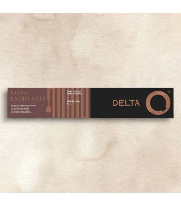 Cpsula Delta Delta Q-Long Espresso para cafeteras Delta/ Caja de 10