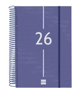 AGENDA 2026 BASIC YEAR E11 165X242MM DIA PAGINA AZUL FINOCAM 742071026