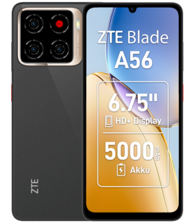ZTE Blade A56 17,1 cm (6.75\") SIM doble Android 15 4G USB Tipo C 4 GB 64 GB 5000 mAh Negro