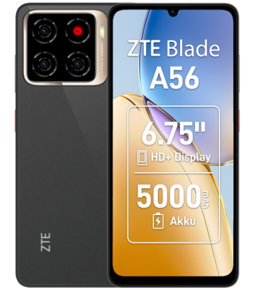 ZTE Blade A56 17,1 cm (6.75\") SIM doble Android 15 4G USB Tipo C 4 GB 64 GB 5000 mAh Negro