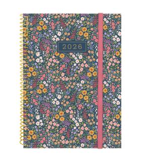 AGENDA 2026 TRENDY DESIGN E10 155X212MM SEMANA VISTA HORIZONTAL FLORA FINOCAM 742233026
