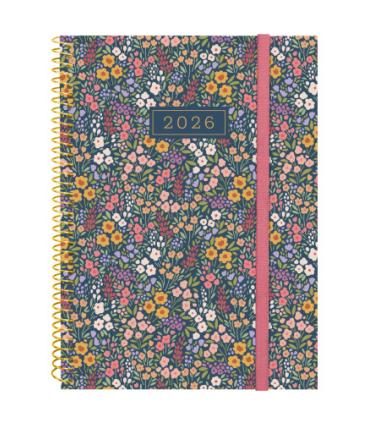 AGENDA 2026 TRENDY DESIGN E10 155X212MM SEMANA VISTA HORIZONTAL FLORA FINOCAM 742233026