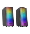 Altavoces Con Bluetooth Mars Gaming MSRGB2/ 15W/ 2.0/ Negros