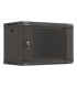 ARMARIO LANBERG MURAL RACK 19\" 6U 540X350 FLAT PACK NEGRO PUERTA CRISTAL