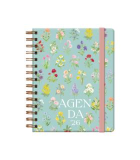 AGENDA 2026 BOTANICAL ESPIRAL SEMANA VISTA 15 X 21 CM. BOUQUET DOHE 13265 - 26