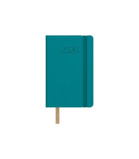AGENDA 2026 MANHATAN SEMANA VISTA BOLSILLO 8,5 X 13 CM. COLOR VERDE DOHE 12873 - 26